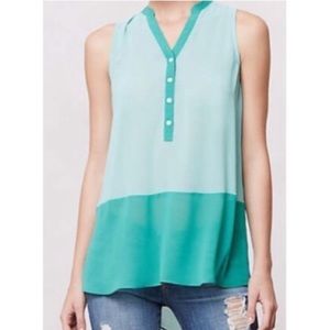 Sunday in Brooklyn Anthro Colorblock Tunic Tank